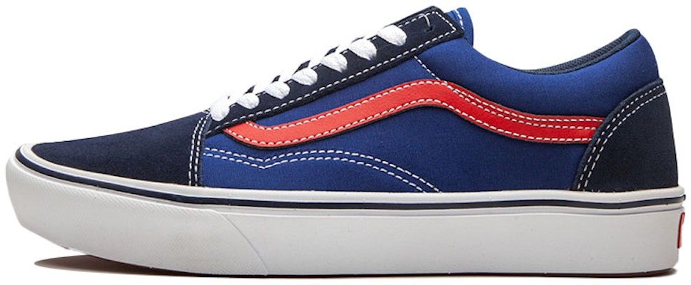 Vans Unisex Comfycush Old Skool Low-Top Sneakers Blue/Red VN0A3WMA1RP Buy Vans Unisex Comfycush Old Skool Low-Top Sneakers Blue/Red VN0A3WMA1RP