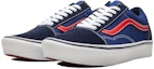Order Vans Unisex Comfycush Old Skool Kasut Rendah Biru/Merah VN0A3WMA1RP