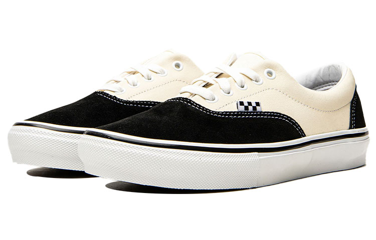 Vans Unisex Era Low-Top Sneakers Black/White 圖 2
