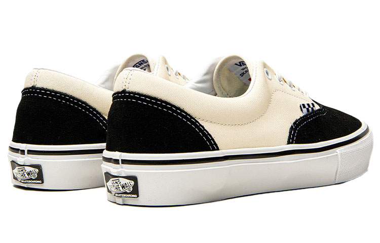 Vans Unisex Era Low-Top Sneakers Black/White 圖 3