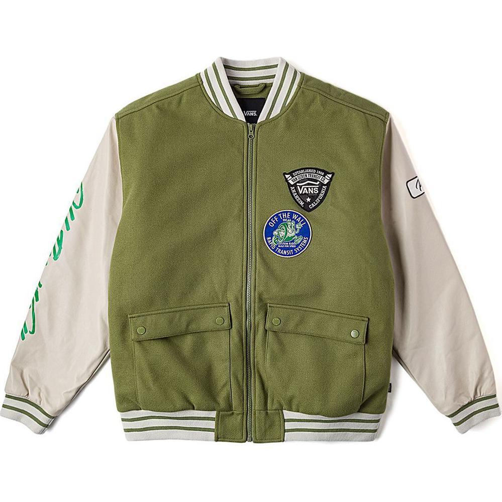 Vans Unisex Fashion Soft Casual Jacket in Gray-Green VN000KCVZBF