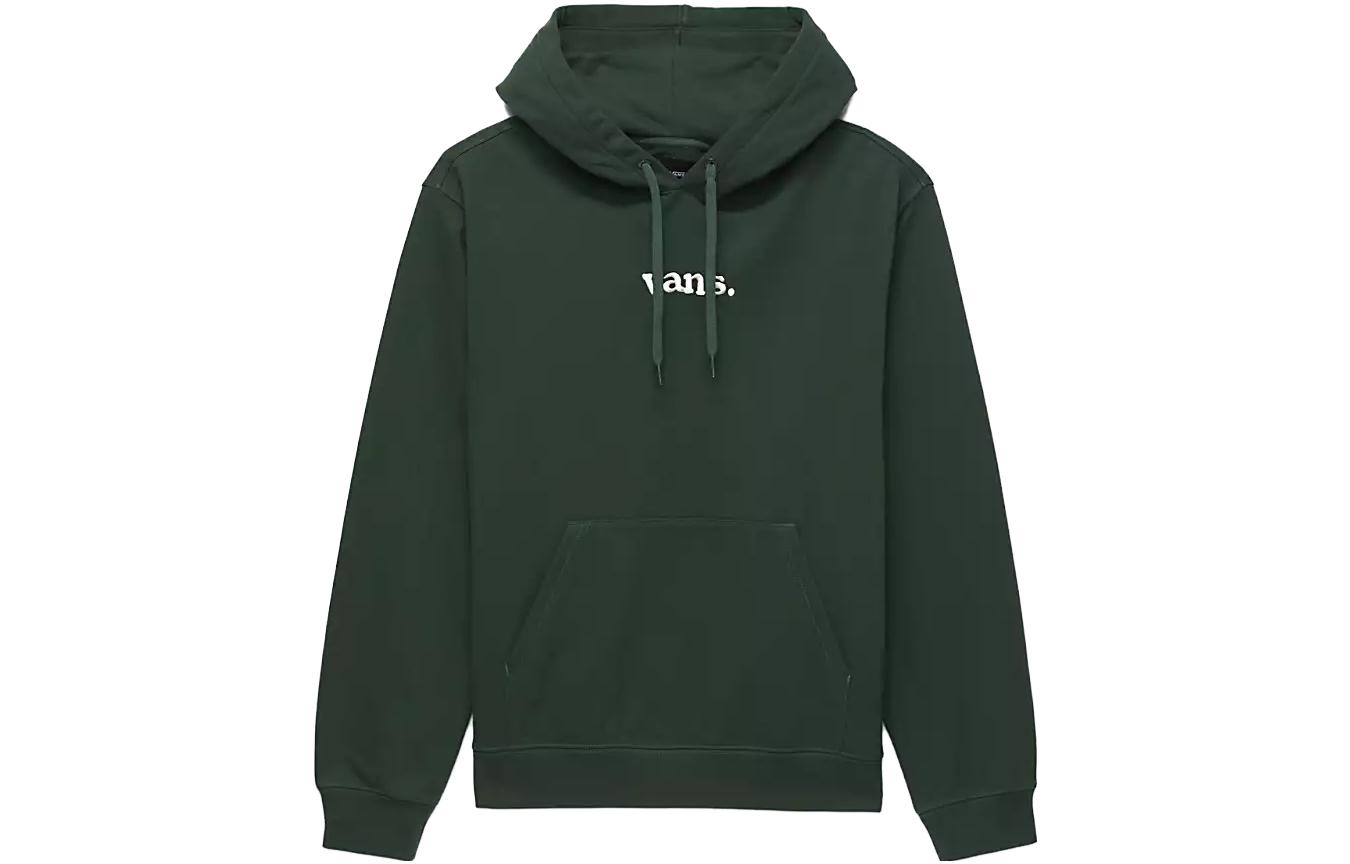 Vans Unisex Green Pullover Hoodie with Letter Design VN0008H4BD6