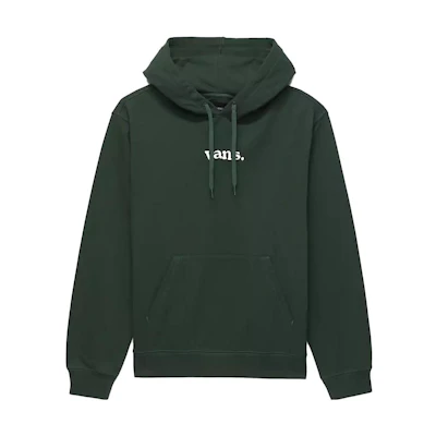 Vans Unisex Green Pullover Hoodie with Letter Design VN0008H4BD6