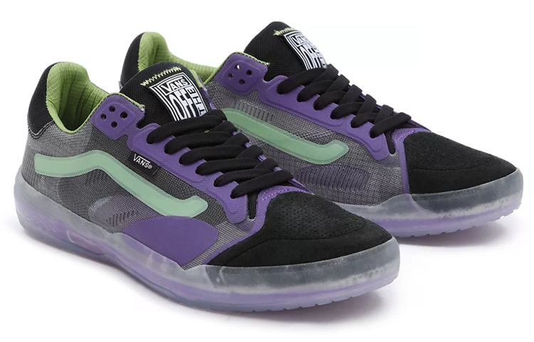 Lookbook Baskets Vans Unisex Halloween Punk Evdnt Rw Ultimatewaffle Noir/Violet/Vert VN0A5DY5BCO