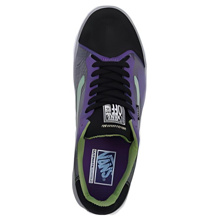 Shop Baskets Vans Unisex Halloween Punk Evdnt Rw Ultimatewaffle Noir/Violet/Vert VN0A5DY5BCO