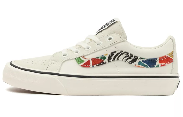 Vans Unisex Hanna Scott Sk8-low Reissue Sf Sneakers Multi-color 'White Red Green' VN0A4UWIA61