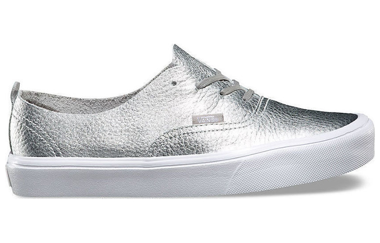 Order Vans Unisex Sneakers Authentic Decon in Pelle Argento. VN0A38ERN5K