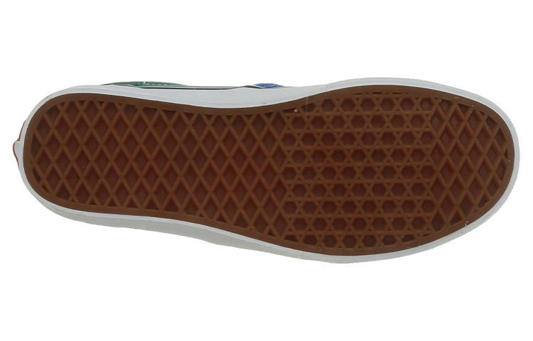 Shop ヴァンズ ローカットスニーカー 青/黄 VN000SEQ9AV