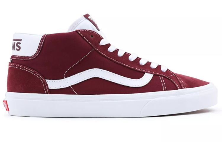 Order Vans Unisex Mid Skool 37 Zapatillas Rojo Vino Intenso VN0A3TKF5U7