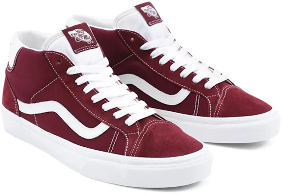 Vans Unisex Mid Skool 37 Sneakers Deep-Wine Merah Wain VN0A3TKF5U7 Lookbook Vans Unisex Mid Skool 37 Sneakers Deep-Wine Merah Wain VN0A3TKF5U7