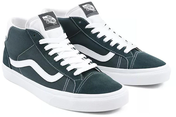 Vans Mid Skool 37 輕便舒適滑板鞋 綠白 男女通款 Lookbook Vans Mid Skool 37 輕便舒適滑板鞋 綠白 男女通款