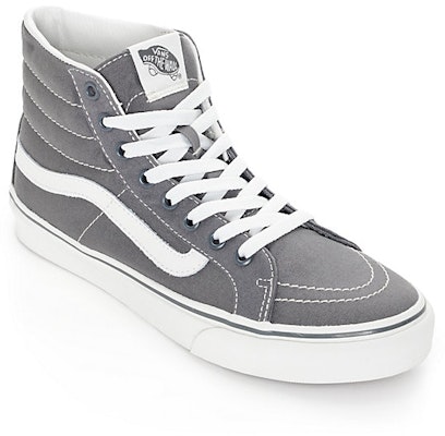 Vans Unisex Mid Skool 37 Sneakers Grey/White VN0A3TKF195 Lookbook Vans Unisex Mid Skool 37 Sneakers Grey/White VN0A3TKF195