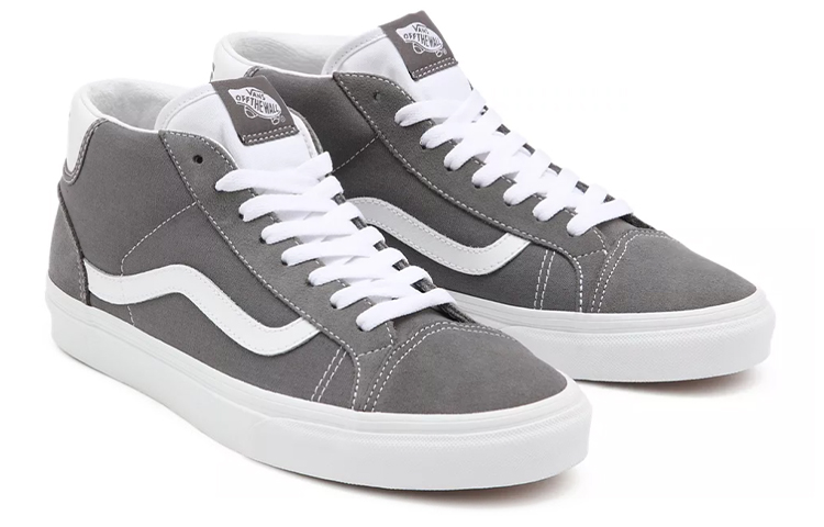 Shop Vans Unisex Mid Skool 37 Kasut Kelabu/Putih VN0A3TKF195