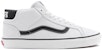 Vans Unisex Mid Skool 37 Sneakers Putih/Hitam VN0A3TKF693
