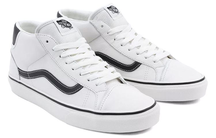 Lookbook ヴァンズ ミッドスクール37 白/黒 VN0A3TKF693