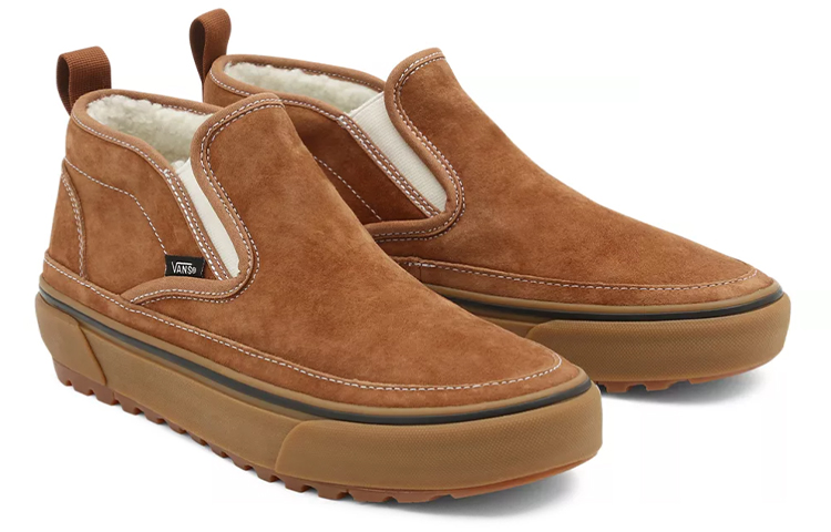 Lookbook Vans Unisex Mid Slip MTE-1 Sneakers Coklat VN0A5KQS427