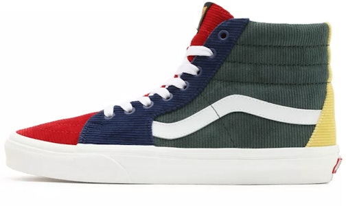 Vans Unisex Mixed Corduroy SK8-HI Kasut Tinggi Hijau/Biru/Merah VN0A5KRH94M Buy Vans Unisex Mixed Corduroy SK8-HI Kasut Tinggi Hijau/Biru/Merah VN0A5KRH94M