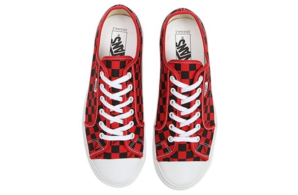 Vans OG Style 23 LX 西洋棋樣式 時尚百搭休閒板鞋 男女同款 紅色 Lookbook Vans OG Style 23 LX 西洋棋樣式 時尚百搭休閒板鞋 男女同款 紅色