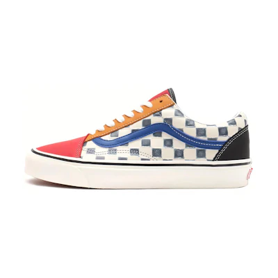 Vans Unisex Old Skool 36 Dx Low-Top Sneakers Purple/Red/White