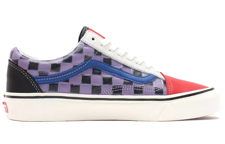 Order Vansオールドスクール36 DX 紫/赤/白 ローカット VN0A54F39XM