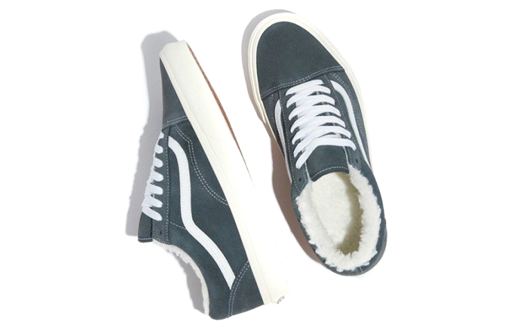 Vans Unisex Old Skool Sneakers Grey/Blue 圖 3