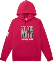 Vans Unisex Red Fleece Hoodie Casual Sportswear Couple Style VN0A3QSAFTZ Vans Unisex Red Fleece Hoodie Casual Sportswear Couple Style VN0A3QSAFTZ