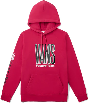 Vans Unisex Red Fleece Hoodie Casual Sportswear Couple Style VN0A3QSAFTZ Buy Vans Unisex Red Fleece Hoodie Casual Sportswear Couple Style VN0A3QSAFTZ