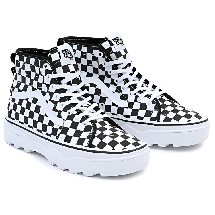 Vans Unisex Sentry SK8-HI WC High-Top Sneakers Black/White 圖 3