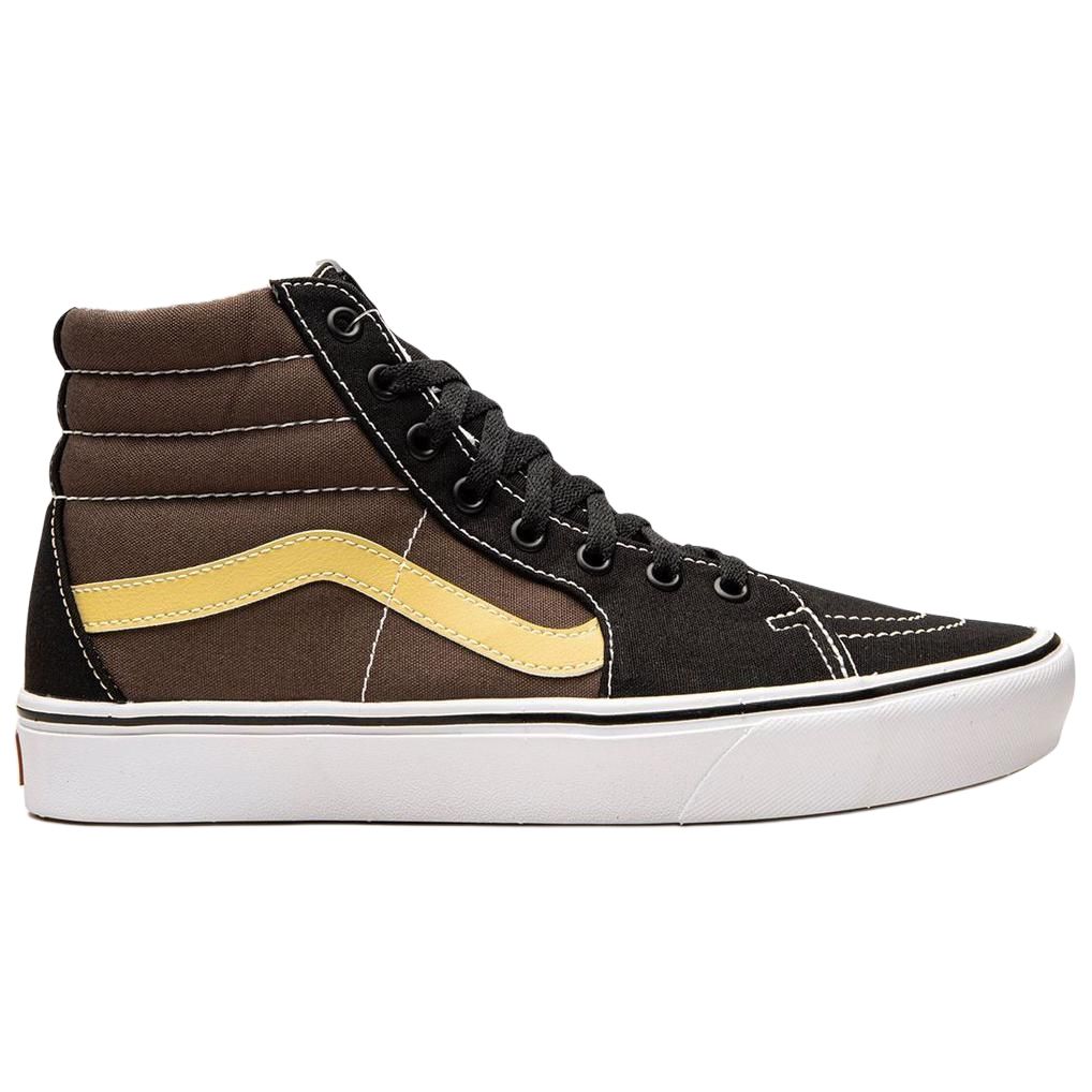 Order Vans Unisex SK8-HI High-Top Sneakers Black/Brown/Yellow VN0A3WMB8U8