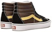 Shop Vans Unisex SK8-HI High-Top Sneakers Black/Brown/Yellow VN0A3WMB8U8