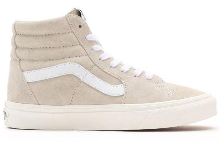 Order Vans SK8 HI 休閒 高幫 板鞋 男女同款 米白色