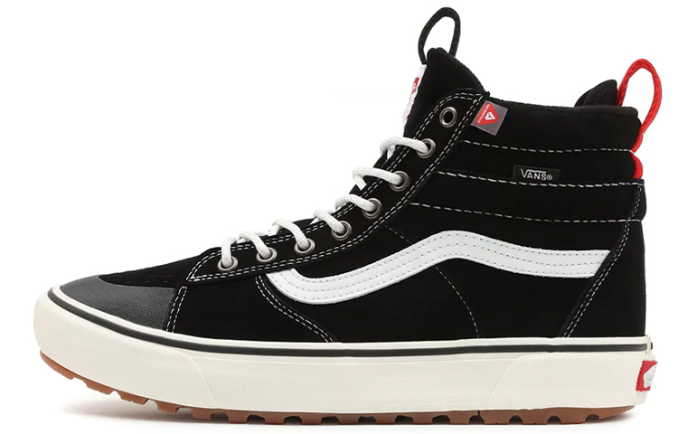 Vans Unisex SK8-HI Mte-2 Sneakers Black/White/Red VN0A5HZZ6BT