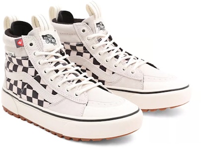 Vans Sk8-Hi Mte-2 休閒滑板鞋 男女款 白灰色 西洋棋格 Lookbook Vans Sk8-Hi Mte-2 休閒滑板鞋 男女款 白灰色 西洋棋格