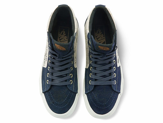 Vans Unisex SK8-HI Sneakers Blue VN0A32QG4UA Lookbook Vans Unisex SK8-HI Sneakers Blue VN0A32QG4UA