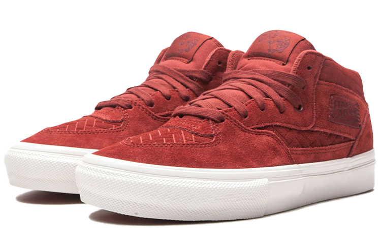 Order Vans 男女款中帮滑板鞋 红色 VN0A5FCD6BF