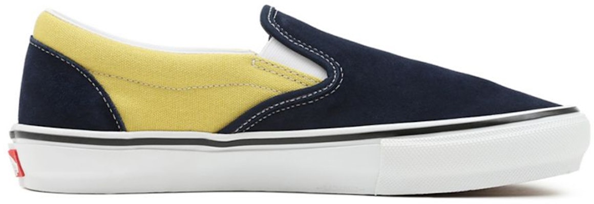 万斯男女通用滑板一脚蹬鞋 蓝/黄 VN0A5FCANGL Order 万斯男女通用滑板一脚蹬鞋 蓝/黄 VN0A5FCANGL