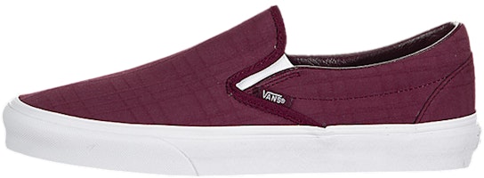 Vans Unisex Slip-on Shoes Deep-Wine Wine Red VN0A4U38WVF Vans Unisex Slip-on Shoes Deep-Wine Wine Red VN0A4U38WVF