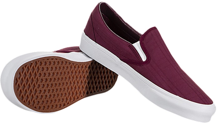 Vans Sepatu Slip-On Unisex Merah Anggur Gelap VN0A4U38WVF Shop Vans Sepatu Slip-On Unisex Merah Anggur Gelap VN0A4U38WVF
