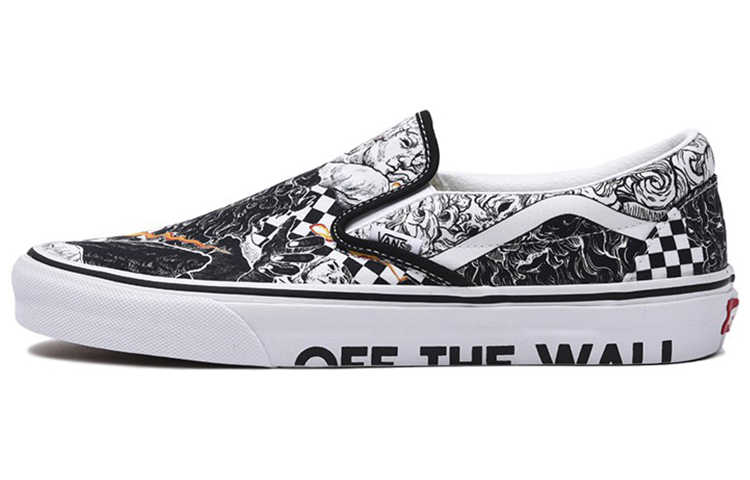 Buy Vans Sepatu Slip-On Unisex Hitam/Putih VN0A4BV3017