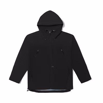 Vans Unisex Solid Color Zip-Up Hoodie Jacket Black VN000F2NBLK