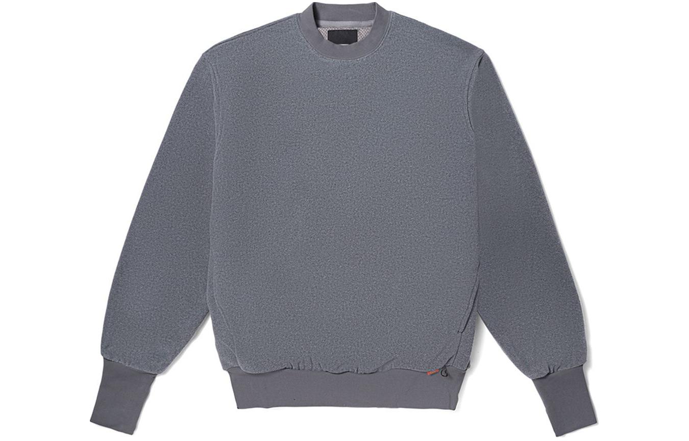 Vans Unisex Solid Crewneck Casual Pullover Sweatshirt Grey VN000FSMHTG