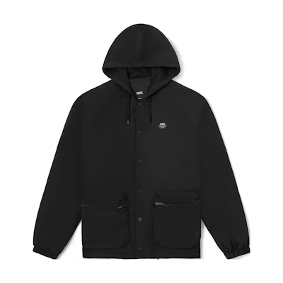 Vans Unisex Solid Pocket Casual Jacket Black VN0A7YJFBLK