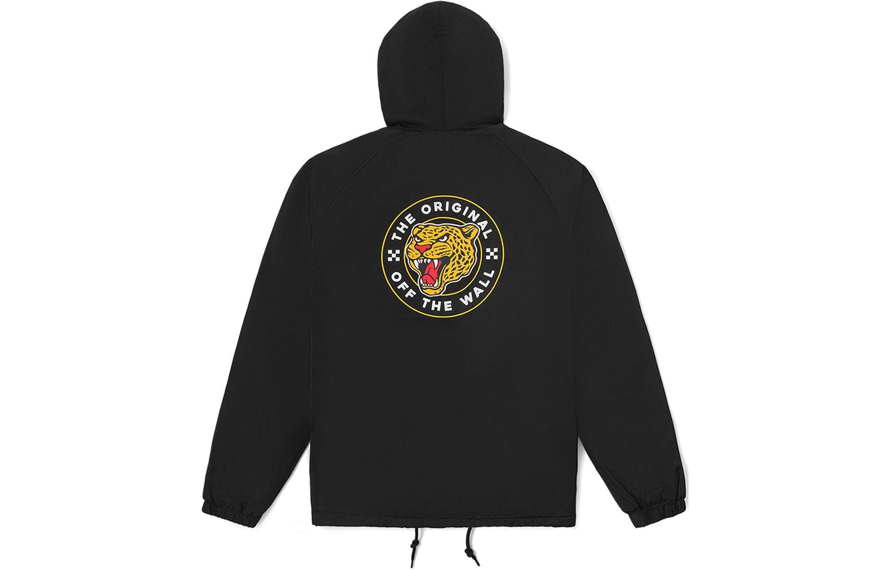 Lookbook Vans 男女款純色口袋休閒夾克 黑色 VN0A7YJFBLK