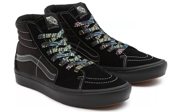 Vans Unisex Speed Lacer Comfycush Sk8-low High-Top Sneakers Black 圖 3