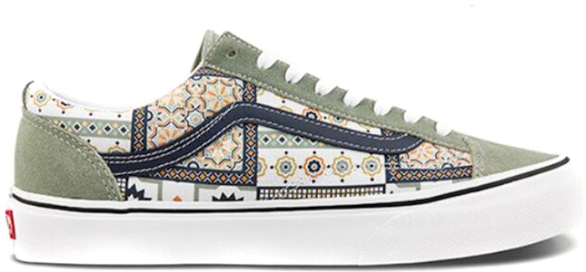 Vans Style 36 摩洛哥印花 低筒 滑板鞋 男女皆宜 灰色 Order Vans Style 36 摩洛哥印花 低筒 滑板鞋 男女皆宜 灰色