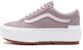 Vans Unisex Tumbled Leather Old Skool Stacked Sneakers Ungu 'Putih' VN0A4U159XY