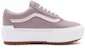Vans Unisex Tumbled Leather Old Skool Stacked Sneakers Ungu 'Putih' VN0A4U159XY