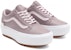 Vans Unisex Tumbled Leather Old Skool Stacked Sneakers Ungu 'Putih' VN0A4U159XY