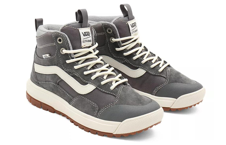 Lookbook Vans Ultrarange Exo Hi Mte-1 高筒滑板鞋 男女皆宜 水泥灰色