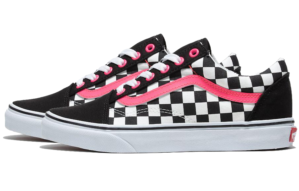 Vans Vans Old Skool Skateboarding Shoes 'Black White Pink' 圖 3